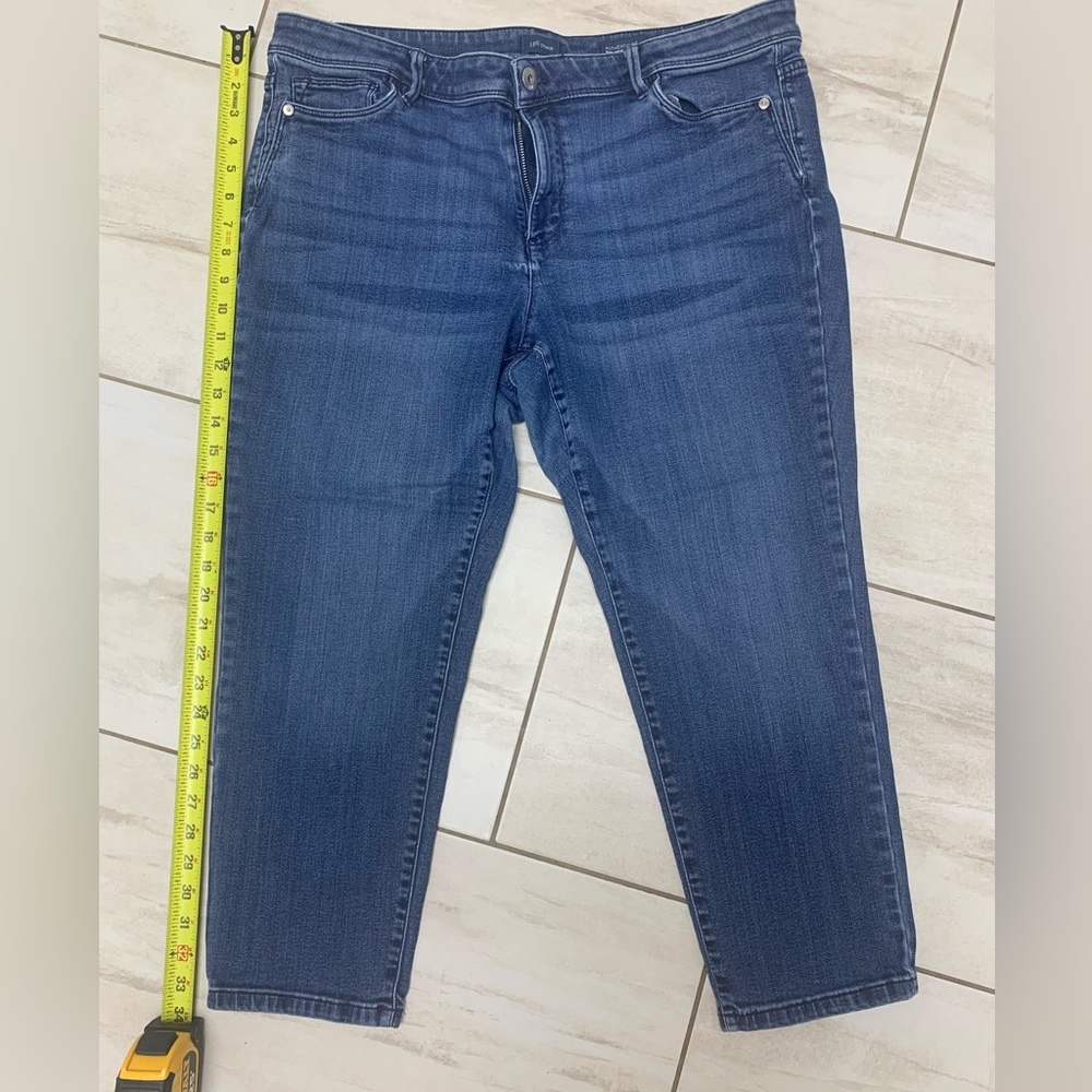 J Jill Authentic Fit Slim Ankle Jeans, Like New